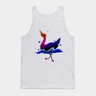 Splashing Bird Tank Top